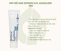 Kem Điều Trị Mụn Trứng Cá - DIFFERIN ADAPALENE GEL 0,1% (30g)