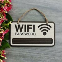 [Kèm đinh 3 chân] Bảng gỗ decor wifi password treo tường | trang trí homestay