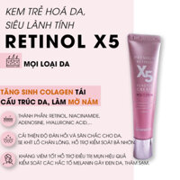 Kem đỉnh cao trẻ hoá da RETINOL X5 ELASTIN CREAM SKINPASTEL Màu Hồng 30ml-The Pyn's Authentic