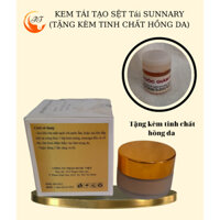 Kem đông y lotion tái tạo sệt nhân sâm xoá mụn nám mờ thâm trắng hồng mềm mịn Sunnary(tặng kèm hồng da)