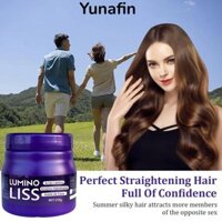 Kem duỗi thẳng Collagen YUNAFIN, Điều trị tạo kiểu tóc Kem duỗi tóc hư tổn, Dưỡng ẩm Nuôi dưỡng sâu Sửa chữa tóc bóng Kem duỗi tóc nữ / nam