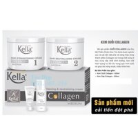 Kem Duỗi Tóc Kella Collagen Trắng-Sản Phẩm Các Salon CHuyên Dùng