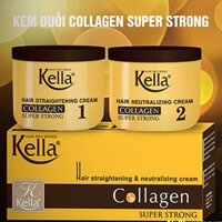 KEM DUỖI TÓC KELLA COLLAGEN SUPER STRONG MÀU VÀNG-Sản Phẩm SaLon Chuyên Dùng