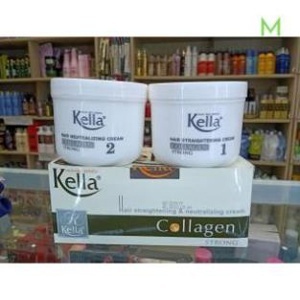 Kem duỗi tóc Kella Collagen