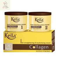 Kem Duỗi Tóc Kella Collagen Super Strong 500mlx2 - hamishop