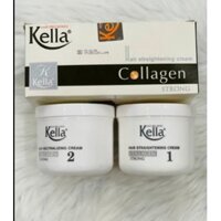 Kem Duỗi Tóc thẳng COLLAGEN TRONG KELLA (2x500ml)