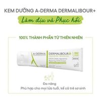 Kem dưỡng A-DERMA Dermalibour+ Repairing CICA-Cream giúp làm dịu và phục hồi 15ml