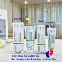 Kem dưỡng ẩm Aderma Dermalibour + cica repairing cream làm dịu, phục hồi cho da, kem tái tạo da mặt