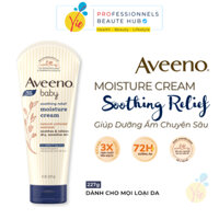 Kem Dưỡng Ẩm AVEENO Baby Soothing Relief Moisture Cream Cho Da Khô, Nhạy Cảm Của Bé 227g