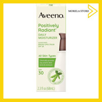 Kem dưỡng ẩm Aveeno Positively Radiant Daily Facial MoisturizerTotal Soy Complex and Broad Spectrum 30 (mẫu mới 68ml)