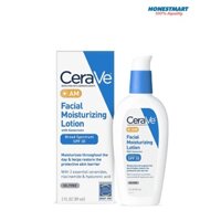 Kem dưỡng ẩm ban ngày cho da mặt CeraVe AM Facial Moisturizing Lotion + SPF 30 89ml