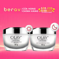 Kem Dưỡng Ẩm Ban Ngày & Đêm Sáng Da Ngăn Tia UV SPF15 PA++ OLAY LUMINOUS 50G