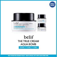 Kem dưỡng ẩm Belif The True Cream Aqua Bomb 50ml+10ml+10ml