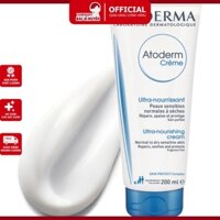Kem dưỡng ẩm Bioderma Atoderm Creme dành cho da khô, nhạy cảm 200ml