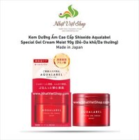 Kem Dưỡng Ẩm Cao Cấp Shiseido Aqualabel Special Gel Cream Moist 90g (Đỏ-Da khô/Da thường)
