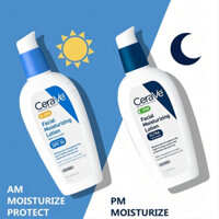 Kem dưỡng ẩm Cerave 89ml Facial moisturizing lotion Dưỡng ẩm, ban đêm phục hồi, làm trắng da