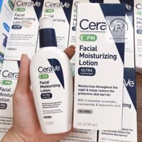 Kem dưỡng ẩm CeraVe Facial Moisturizing Lotion PM 4% Niacinamide 89ml (tranli)