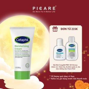 Kem dưỡng ẩm hàng ngày không gây kích ứng da Cetaphil Moisturizing Cream 50g