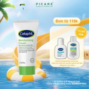 Kem dưỡng ẩm hàng ngày không gây kích ứng da Cetaphil Moisturizing Cream 50g
