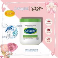 Kem Dưỡng ẩm Cetaphil Moisturizing Cream 550G Dưỡng ẩm da, ngăn ngừa khô ráp, sần sùi(Body and face)