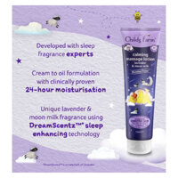 Kem dưỡng ẩm cho bé hỗ trợ thư giãn, ngủ ngon Childs Farm Calming Massage Lotion Lavender & Moon Milk 1