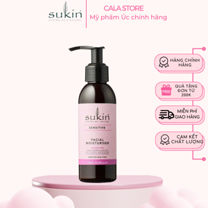 Kem dưỡng ẩm cho da nhạy cảm Sukin Sensitive Facial Moisturiser 125ml
