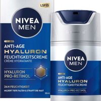 Kem dưỡng ẩm chống lão hoá cho nam Nivea Men Anti-Age Hyaluron LSF15 - 50ml