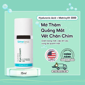 Kem dưỡng ẩm chống lão hóa vùng da mắt Hydrating Eye Cream Timeless 15ml
