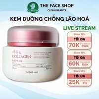 Kem dưỡng ẩm chống lão hoá phục hồi săn chắc da lựu đỏ The Face Shop Pomegranate & Collagen Volume Lifting Cream 100ml