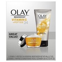 Kem Dưỡng Ẩm Chống Lão Hóa, Sáng Da OLay Regenerist Vitamin C + Peptide 24 Hydrating Moisturizer 48g