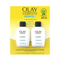 Kem Dưỡng Ẩm Chống nắng Olay Complete SPF 15 Cho Da Mặt nhạy cảm  (177ml) Olay Complete Moisturizer with SPF 15 nhập Mỹ