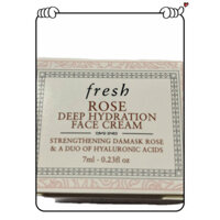 Kem Dưỡng Ẩm Chuyên Sâu - Fresh Rose Deep Hydration Face Cream Hoa Hồng - 7ml