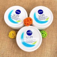 Kem dưỡng ẩm chuyên sâu Nivea Soft nhập khẩu Đức 200ml; Dưỡng ẩm body Nivea dành cho mọi loại da