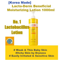 Kem Dưỡng Ẩm Da Em Bé lacto-derm 1000ml #Itchy Da Nhạy Cảm # Khô Bằng Da # Dễ Xóa Gây Kích Ứng Và Nhạy Cảm, [Lacto-Derm]  Beneficial  Moisturizing Lotion 1000ml