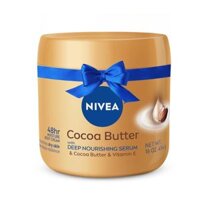 Kem dưỡng ẩm da khô NIVEA Cocoa Butter Body Cream with Deep Nourishing Serum USA.