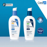 Kem dưỡng ẩm da mặt CeraVe AM & Kem dưỡng ẩm da mặt PM 89ml