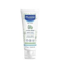 Kem Dưỡng Ẩm Da Mặt Cho Bé Mustela Hydra Bébé Facial Cream 40ml