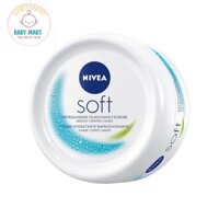 Kem dưỡng ẩm da NIVEA Soft cho cả da mặt và toàn thân dưỡng da mềm mịn 200ml