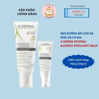 Kem dưỡng ẩm dành cho da khô, da cơ địa A-Derma Exomega Allergo Emollient Balm
