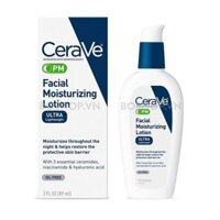 Kem Dưỡng Ẩm Dưỡng Da Ban Đêm Cerave PM Facial Moisturizing Lotion Ultra Lightweight