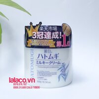 Kem Dưỡng Ẩm, Dưỡng Sáng Da Chiết Xuất Hạt Ý Dĩ Hatomugi Moisturizing & Conditioning The Milky Cream 300g