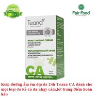Kem dưỡng ẩm êm dịu 24h Teana CA dành cho mọi loại da kể cả da nhạy cảm