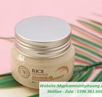 Kem dưỡng ẩm gạo Rice ceramide moisture cream The face shop