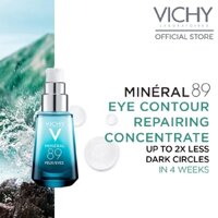 Kem Dưỡng Ẩm Giảm Quầng Thâm Và Bọng Mắt Vichy 15ml Repairing Eye Fortifier Minéral 89 Eyes