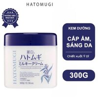 Kem Dưỡng Ẩm, Làm Sáng Da Chiết Xuất Hạt Ý Dĩ Hatomugi Moisturizing & Conditioning The Milky Cream 300g
