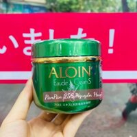 Kem dưỡng ẩm lô hội Aloins Nhật Bản, kem lô hội xanh dưỡng da khô nứt nẻ mùa đông Eaude Cream S (185g, mẫu mới)