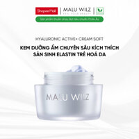 Kem dưỡng ẩm mỏng nhẹ cho da mất nước MALU WILZ Hyaluronic Active+ Cream Soft 50ml