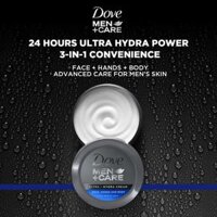 Kem dưỡng ẩm nam 24h Dove Men+Care Ultra-Hydra Cream 75ml 150ml
