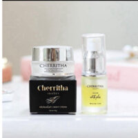 Kem dưỡng ẩm nhân sâm đen cho da mặt, giảm mụn, vết thâm, trắng da Cherritha