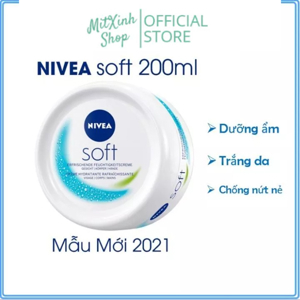Kem dưỡng ẩm Nivea Soft 200ml